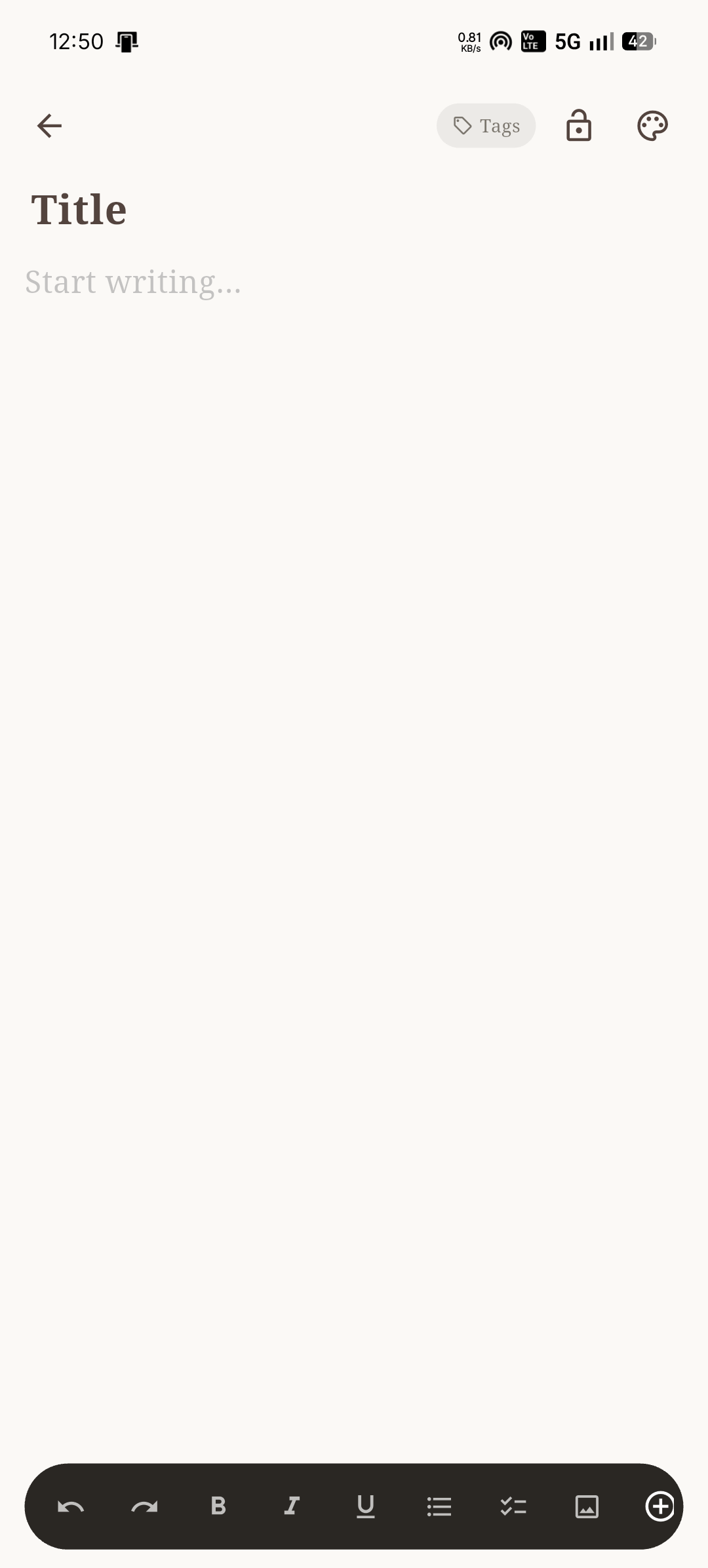 Notelet screenshot 2